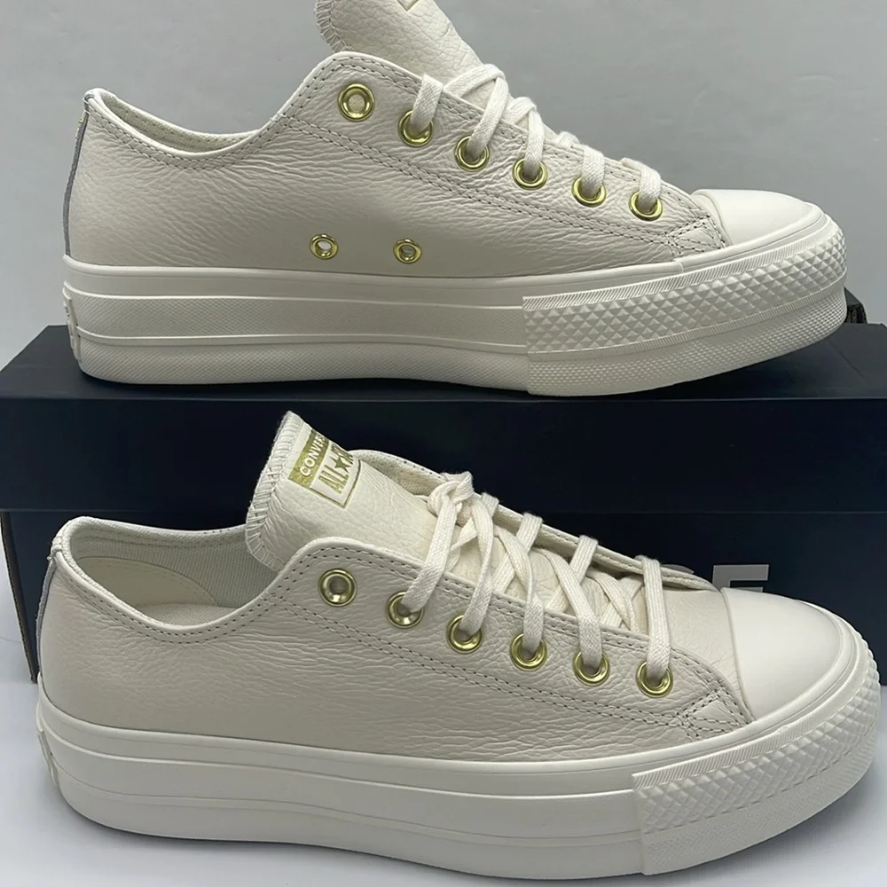 Converse WMNS Platform Sneakers A12765C
CTAS LIFT OX
EGRET/EGRET/GOLD - Picture 1 of 16